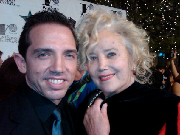 Mel England and Sally Kirkland at Hollywood Fame Awards