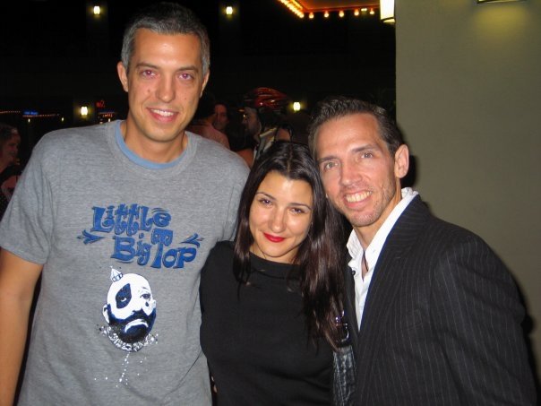 Mel at the Premiere of Little Big Top with Producer Christina Mauro and Ian Slagle